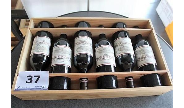 kist inh 6 flessen à 75cl rode wijn, Chateau Troplong Mondot, Saint-Emilion Grand Cru, 2018